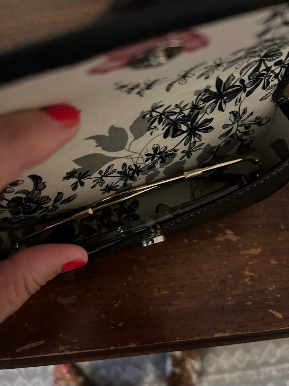 Brighton Black Leather Clutch eye glasses case or Wallet - Picture 12 of 12